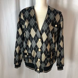 Vintage Haberdashery by Leslie Fay Pet M Cardigan
